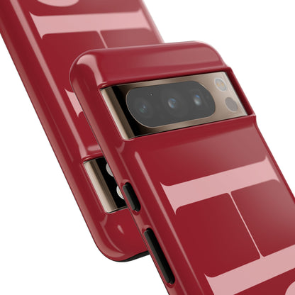 Red Custom Initials Phone Case