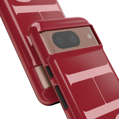 Red Custom Initials Phone Case