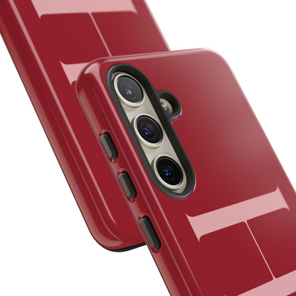 Red Custom Initials Phone Case