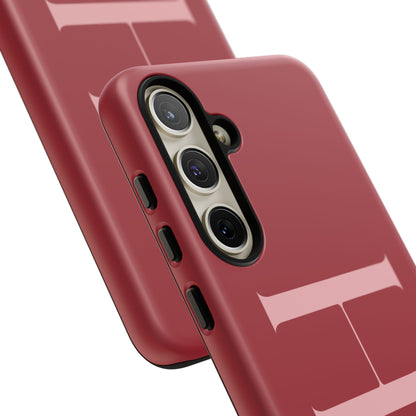 Red Custom Initials Phone Case