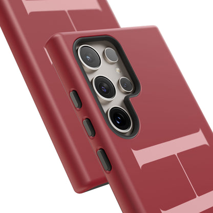 Red Custom Initials Phone Case