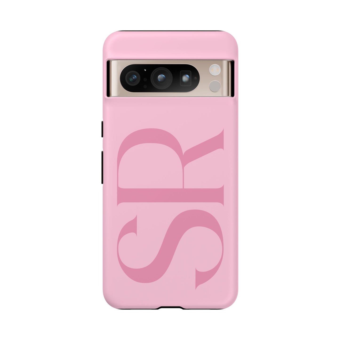 Pink Custom Initials Phone Case