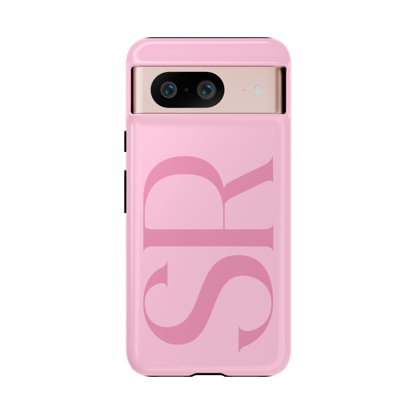 Pink Custom Initials Phone Case