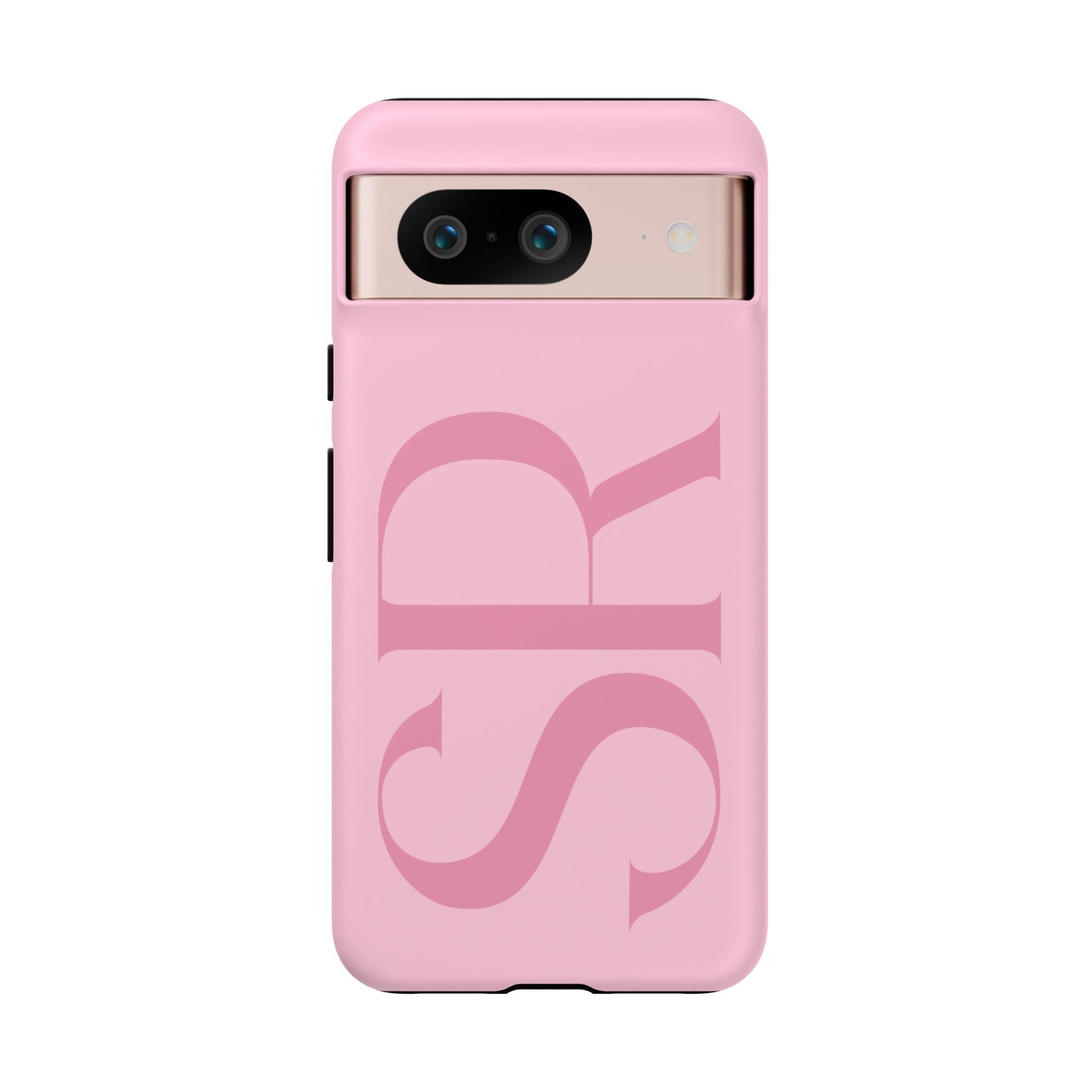 Pink Custom Initials Phone Case