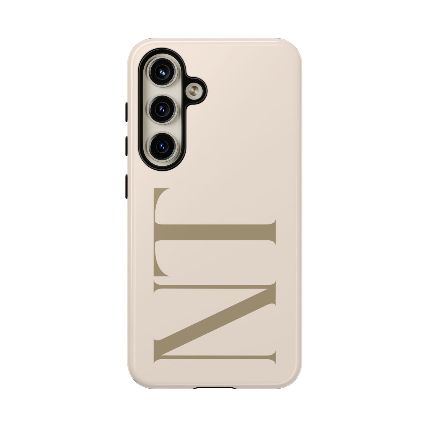 Sand Custom Initials Phone Case