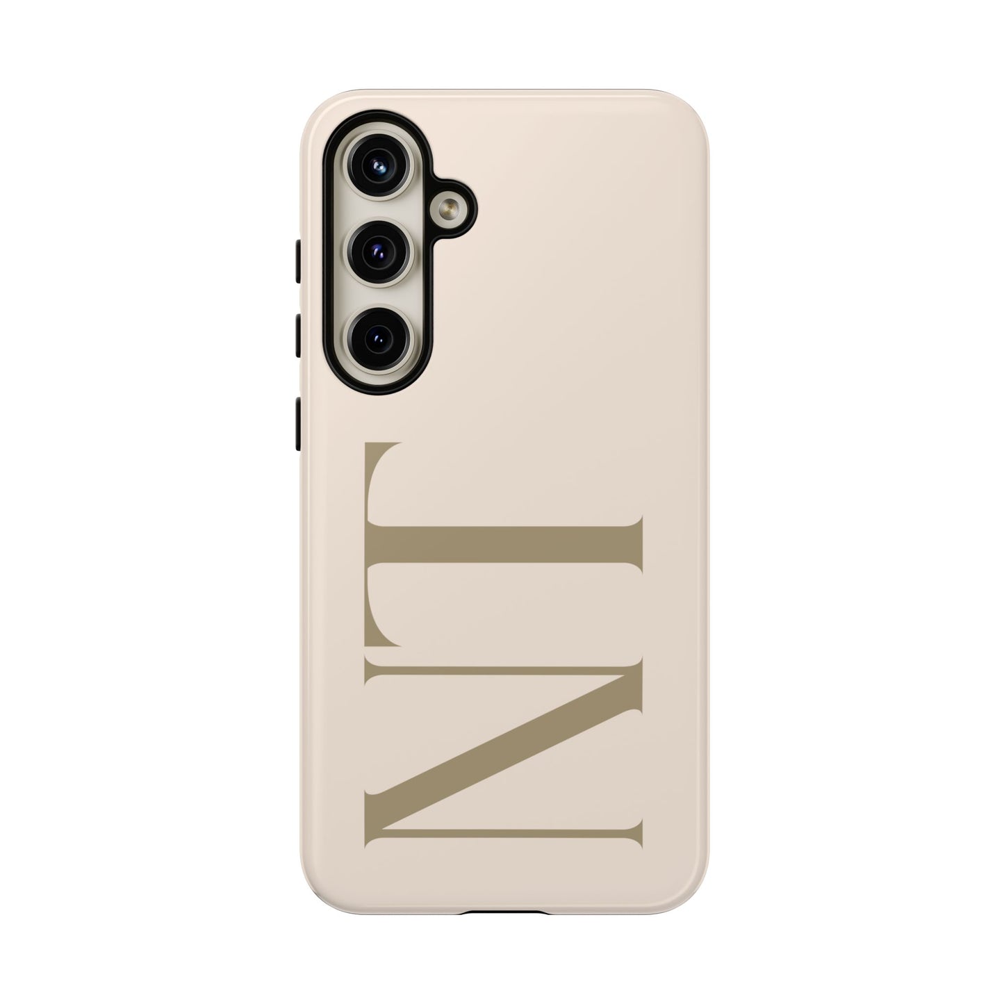 Sand Custom Initials Phone Case