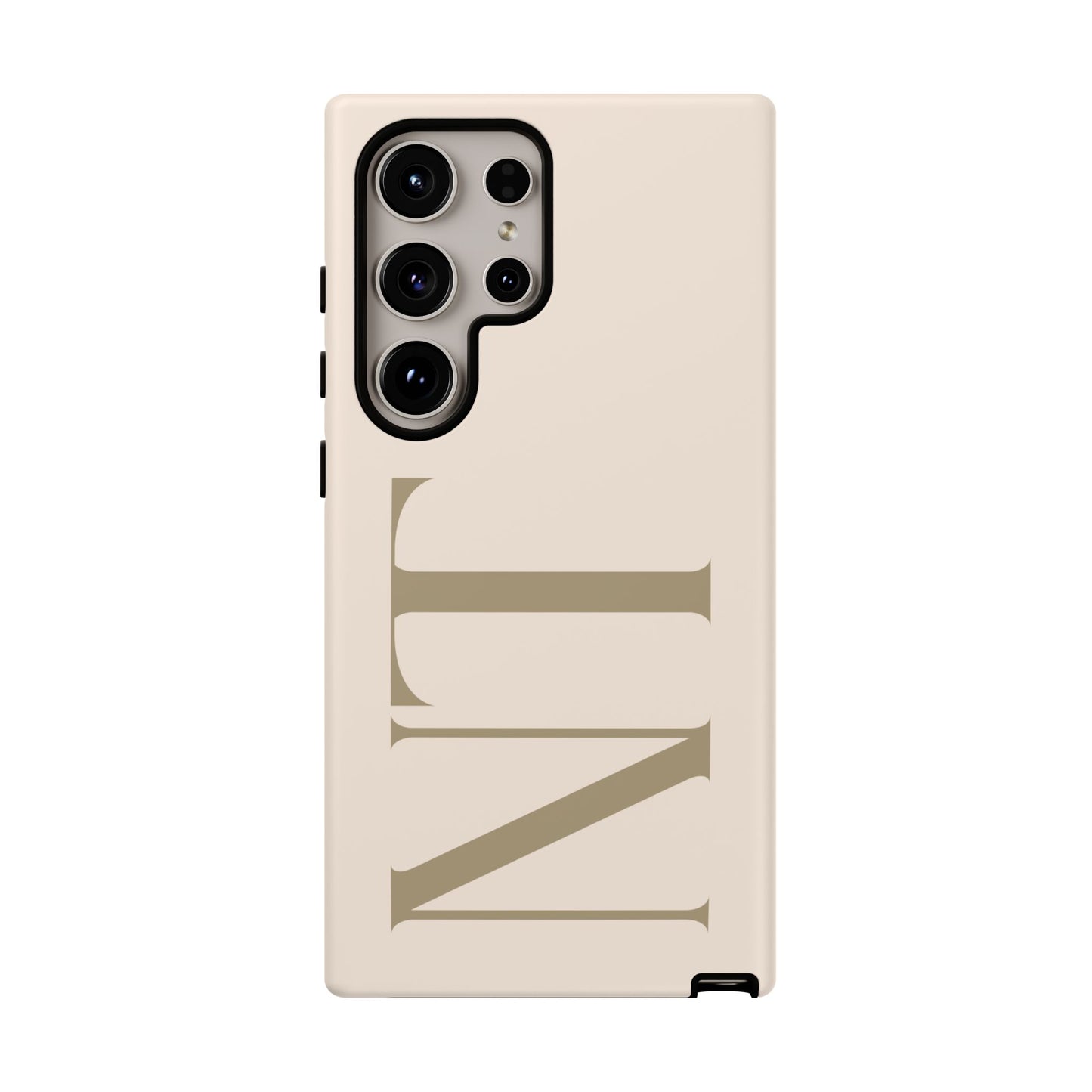 Sand Custom Initials Phone Case