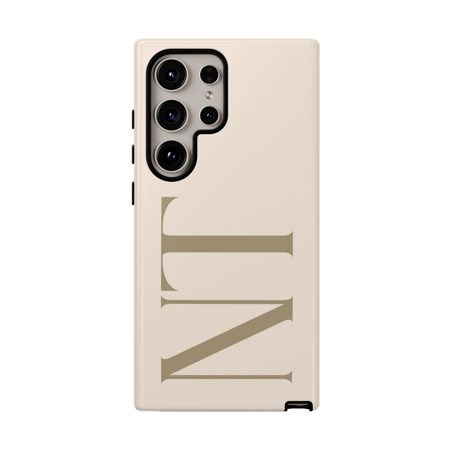 Sand Custom Initials Phone Case
