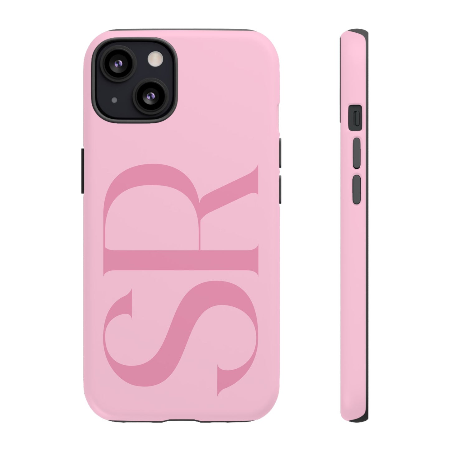 Pink Custom Initials Phone Case