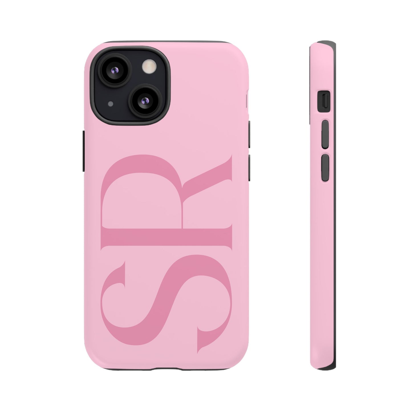 Pink Custom Initials Phone Case