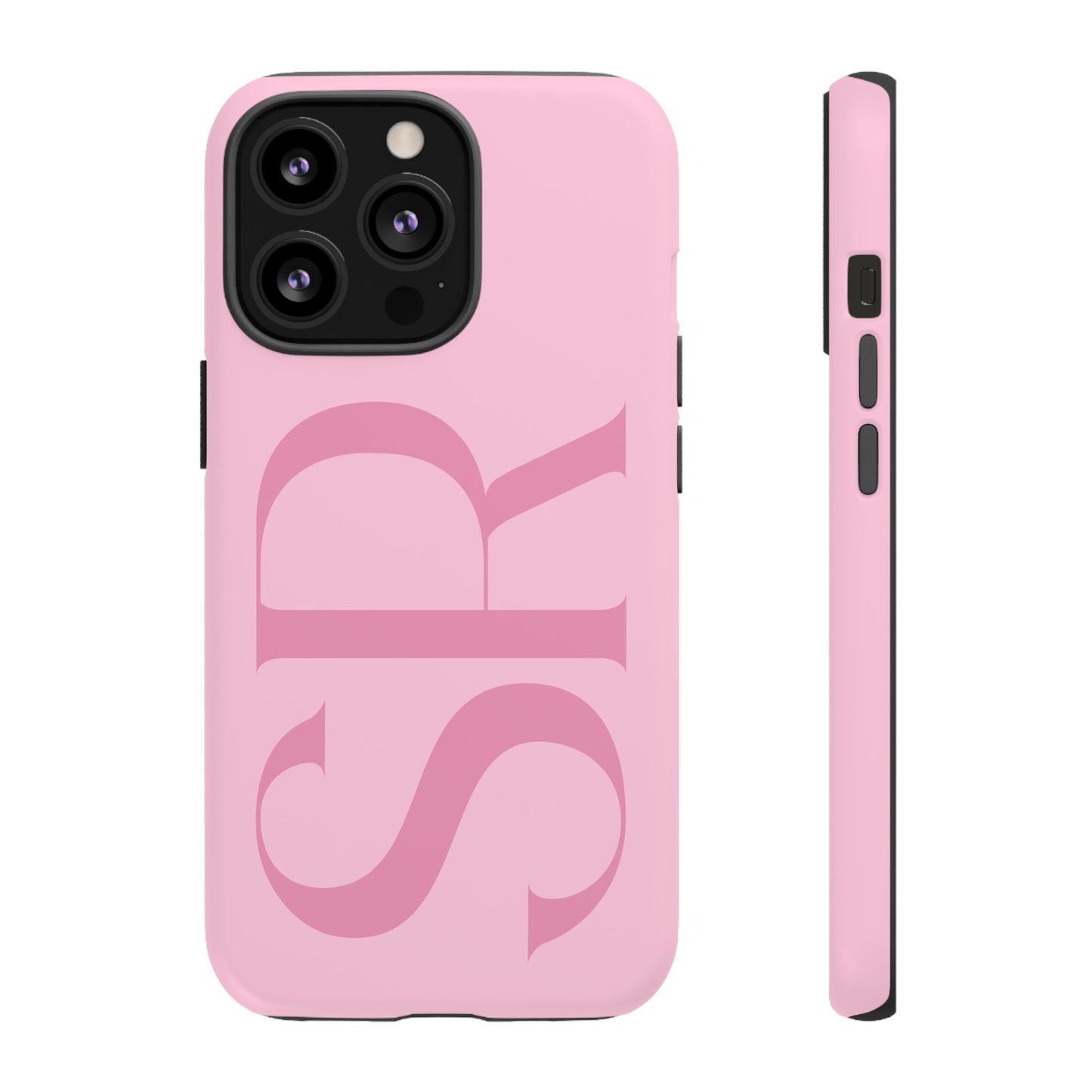 Pink Custom Initials Phone Case