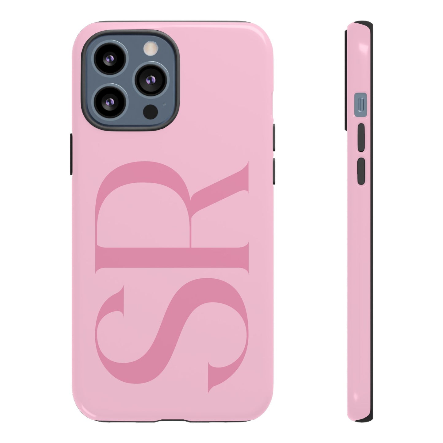 Pink Custom Initials Phone Case