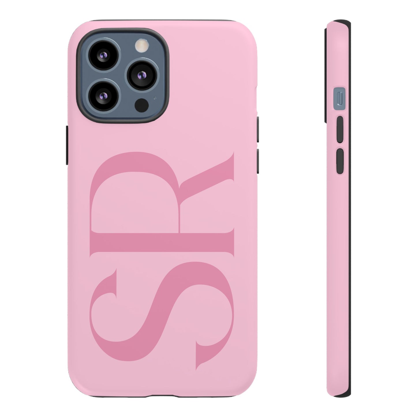 Pink Custom Initials Phone Case