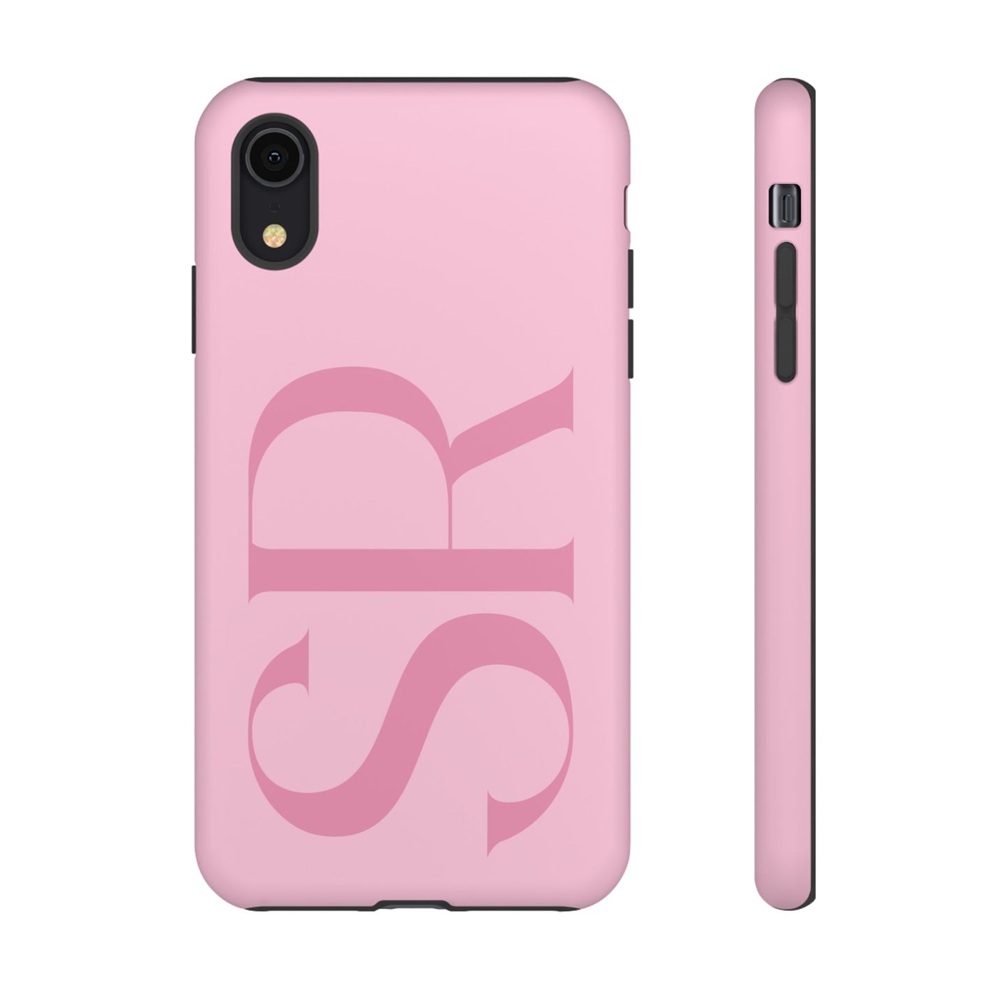 Pink Custom Initials Phone Case