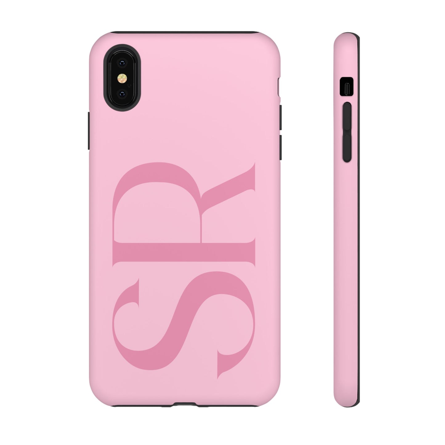 Pink Custom Initials Phone Case