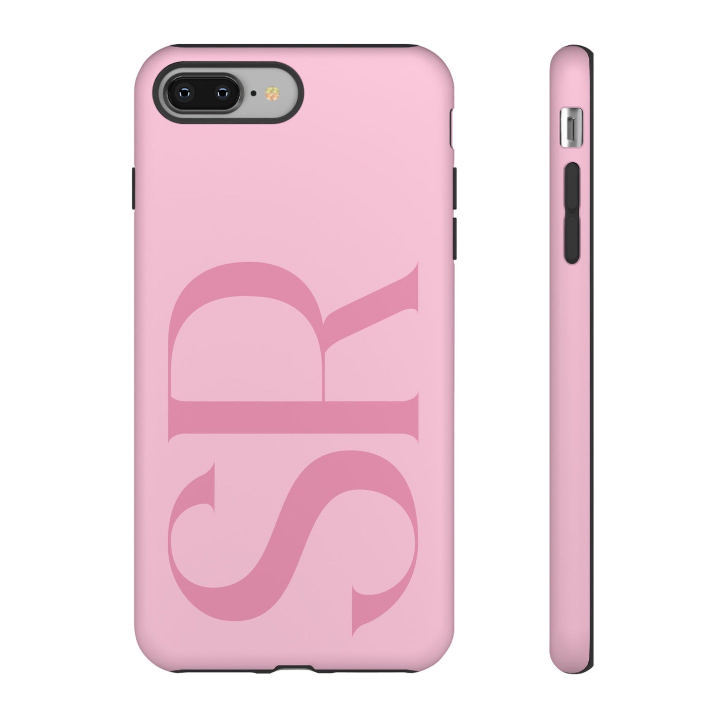 Pink Custom Initials Phone Case