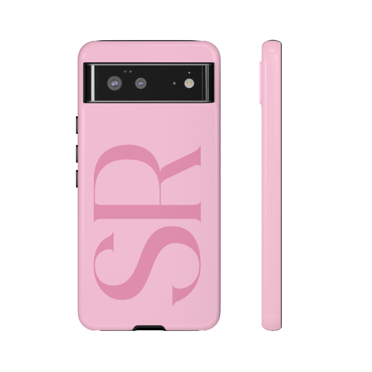 Pink Custom Initials Phone Case
