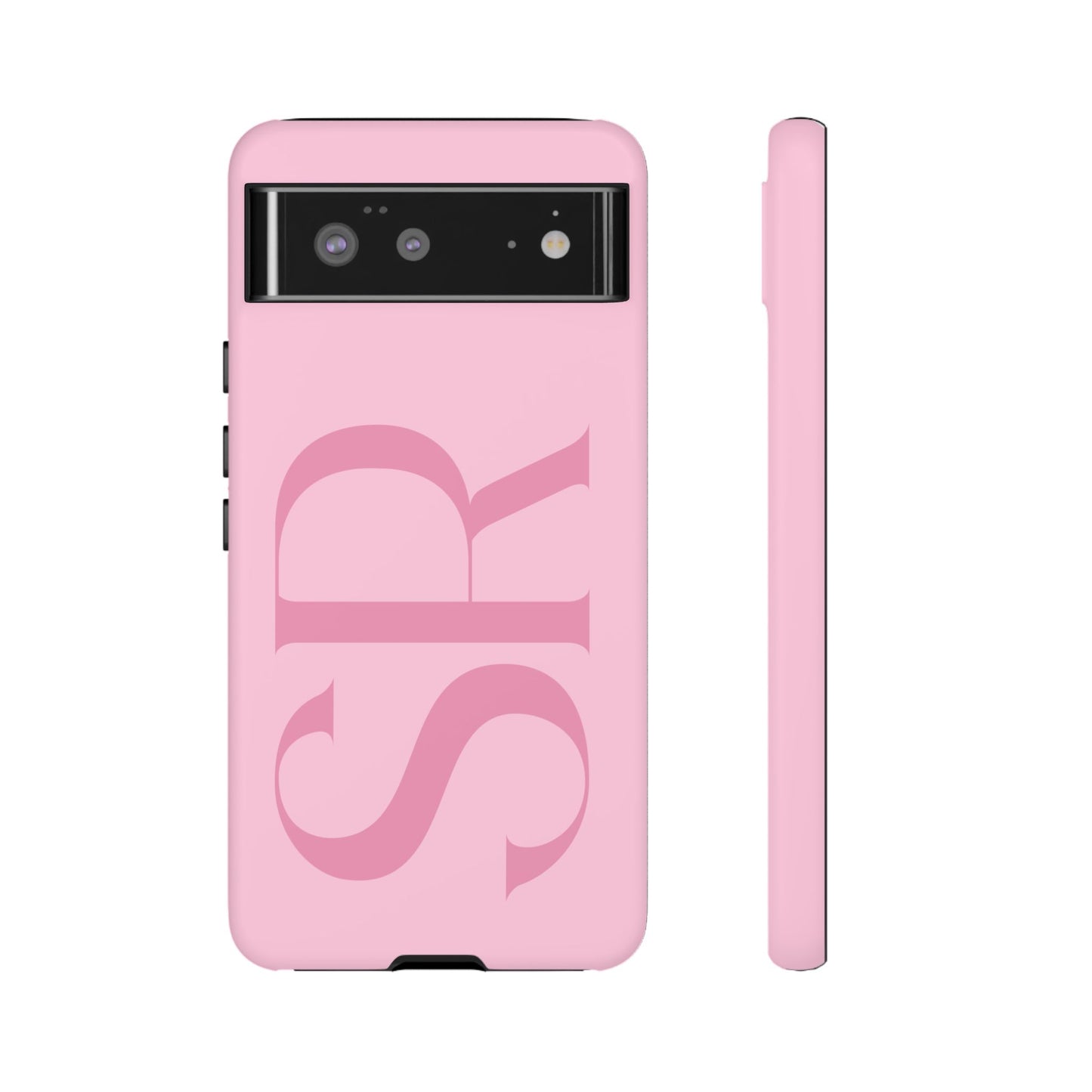 Pink Custom Initials Phone Case
