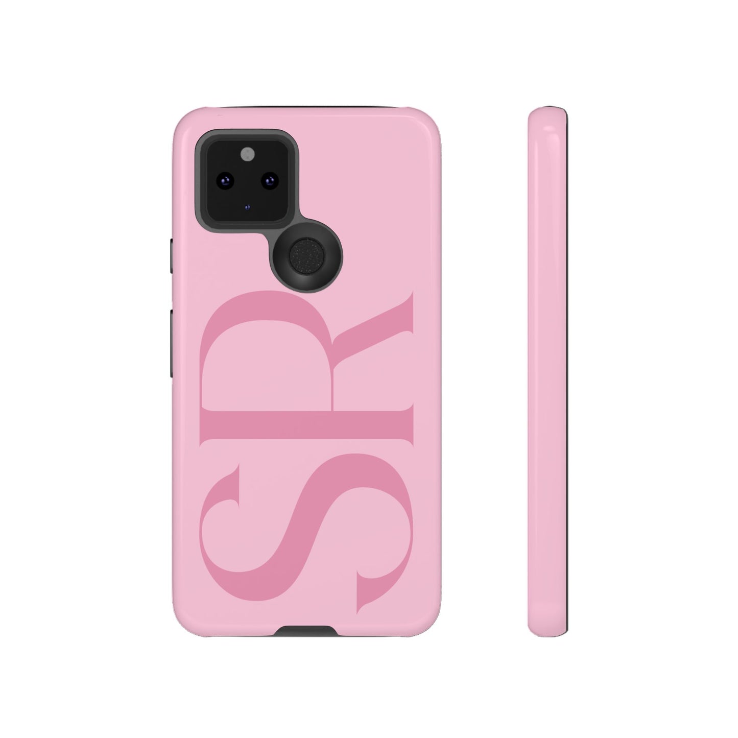 Pink Custom Initials Phone Case