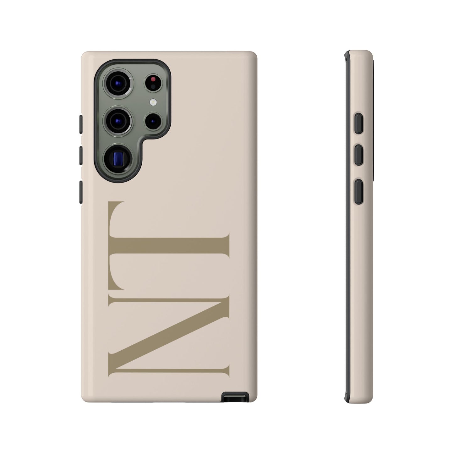 Sand Custom Initials Phone Case