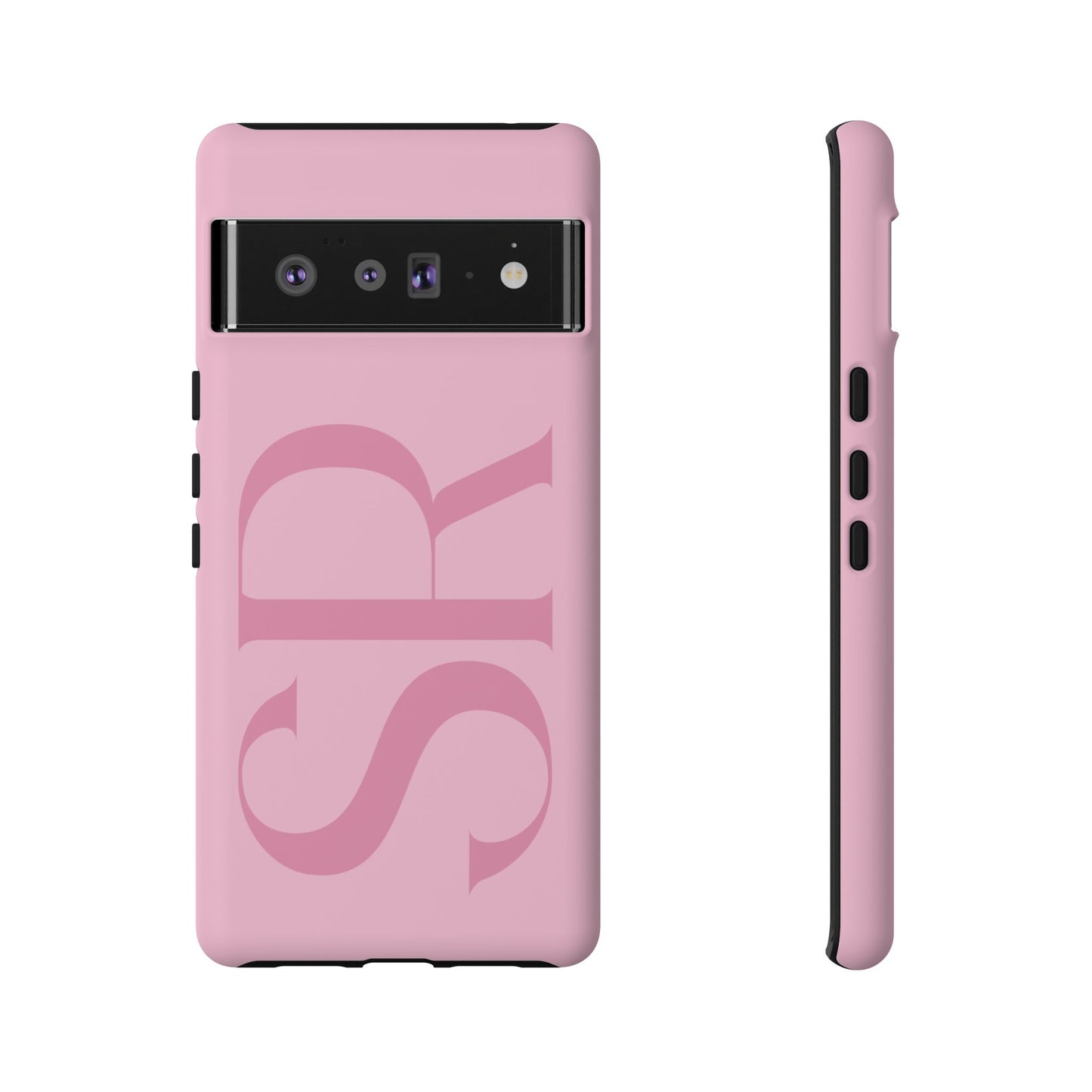 Pink Custom Initials Phone Case